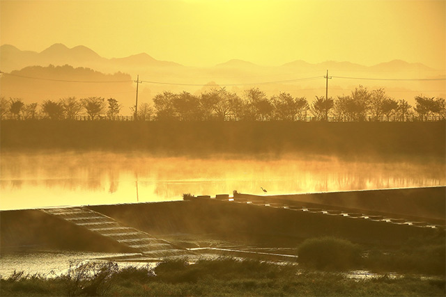 최우수상 수상작, '황금어도 위의 새 한마리' by 김현경. (사진제공=Korea Rural Community Corp.)