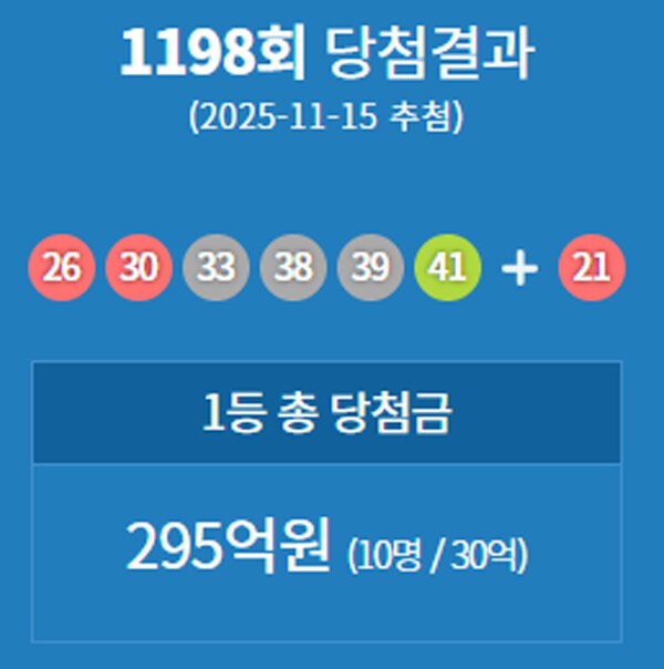 로또1199 추첨안내 이미지