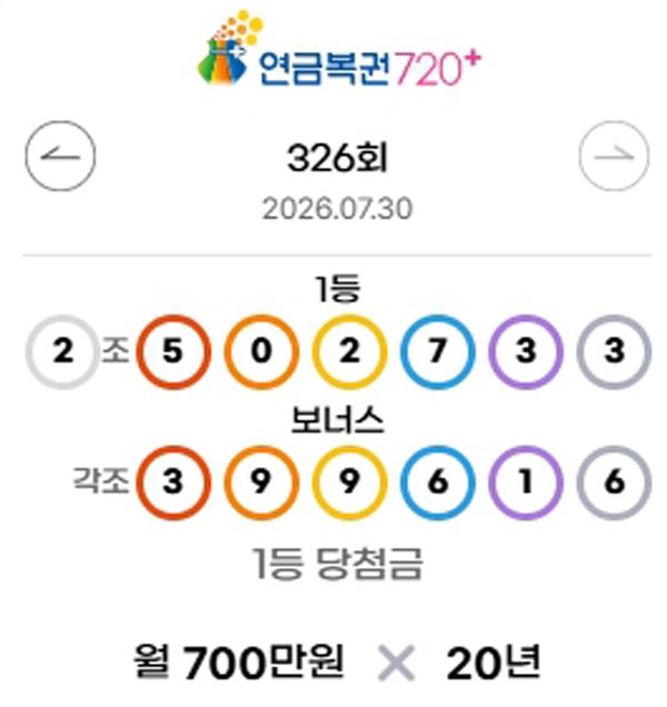 ** 🎉 로또 1234회 & 연금복권 326회 당첨번호 확인! 행운의 주인공은 당신?

**